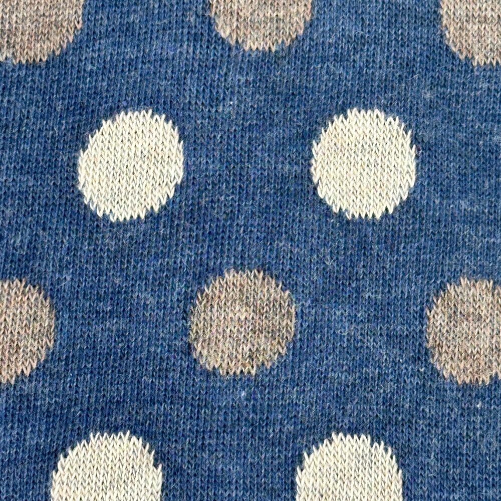 Cremieux Plaid Polka Dot Fish Knee Crew Sock Lot Mens 6-12.5 Purple Gray Easter - Picture 5 of 5